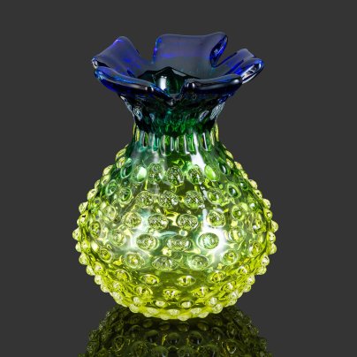 Ваза "Ананас", дизайнер Франтишек Куделка (Frantisek Koudelka), номер модели - 87286, Borské sklo