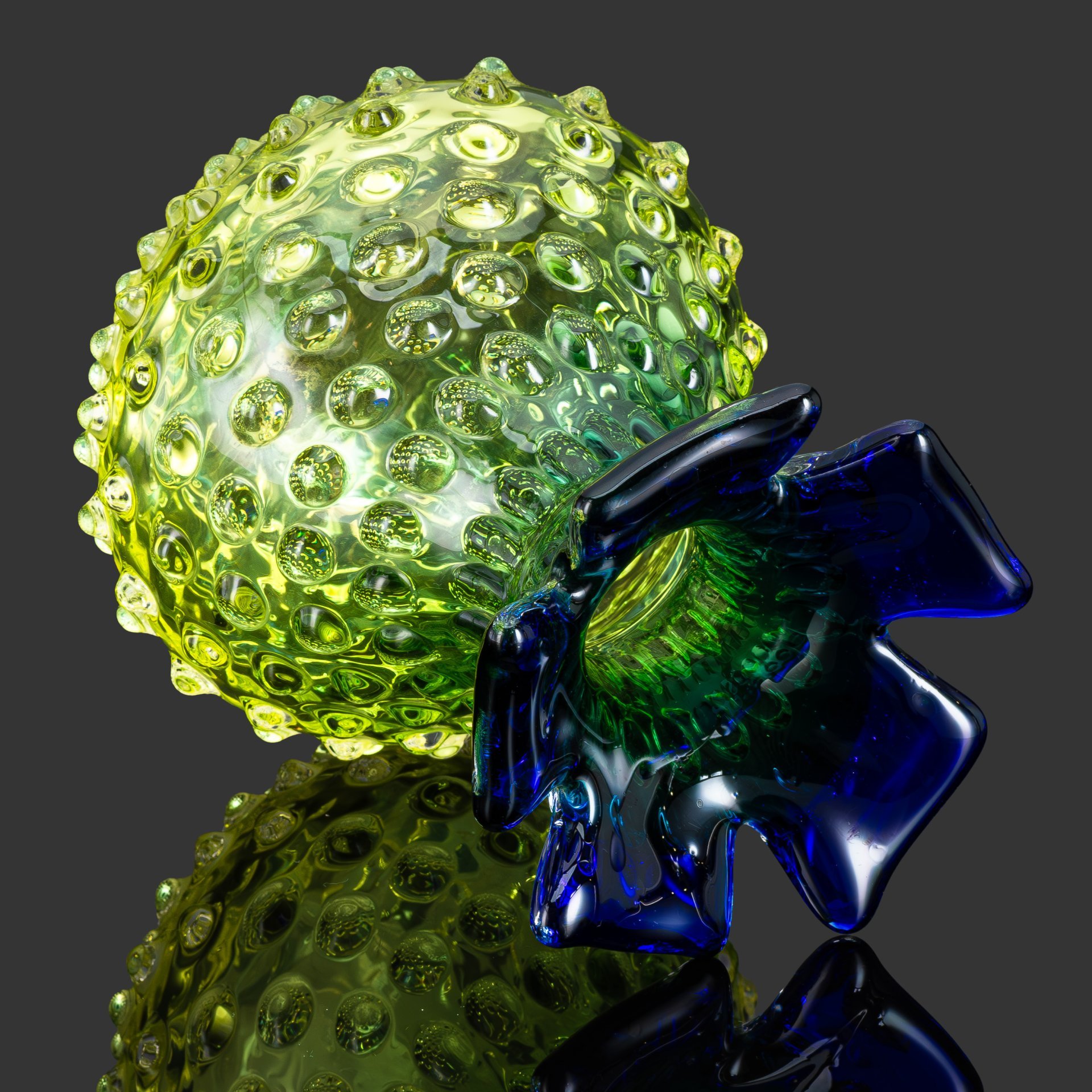 Ваза "Ананас", дизайнер Франтишек Куделка (Frantisek Koudelka), номер модели - 87286, Borské sklo