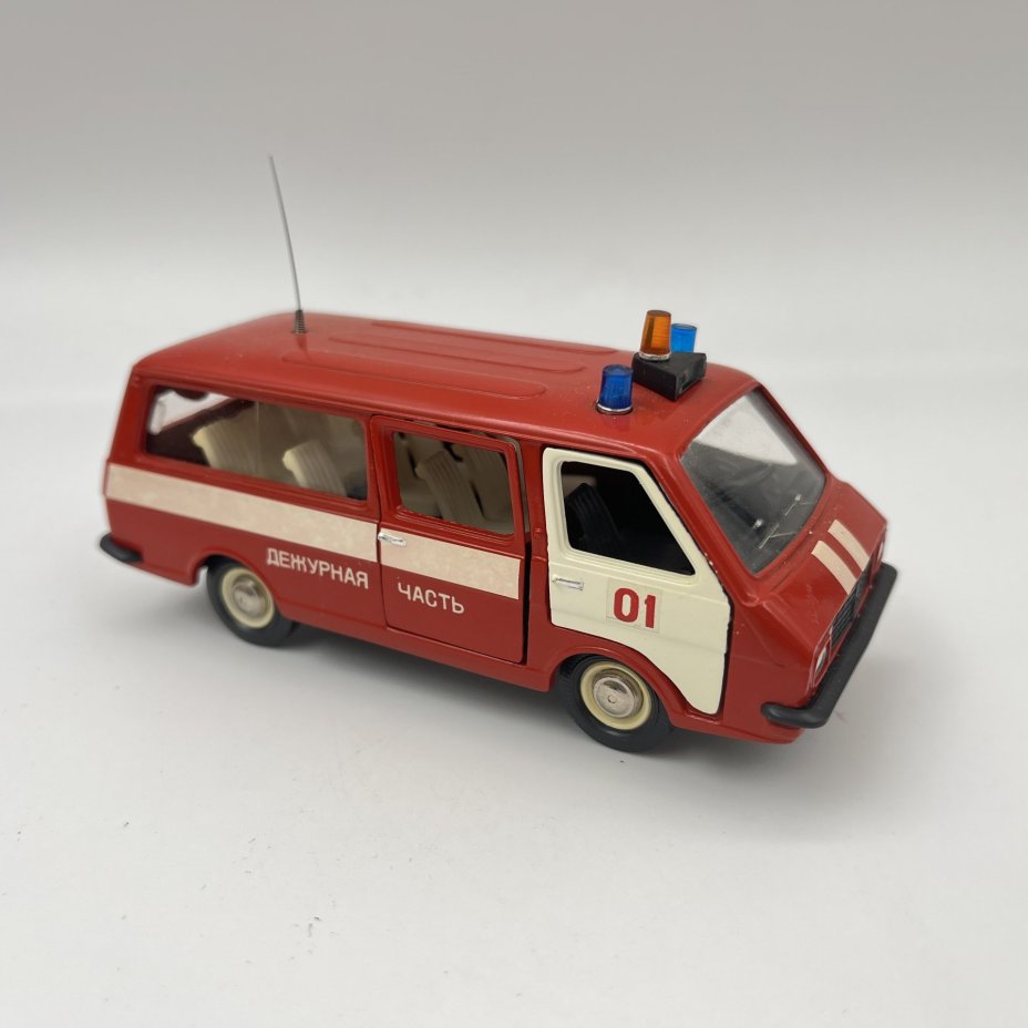 Масштабная модель "RAF-2203" (Дежурная часть), авторская модель, Саратовский завод «Тантал», металл, пластик, СССР, 1980-1990 гг.