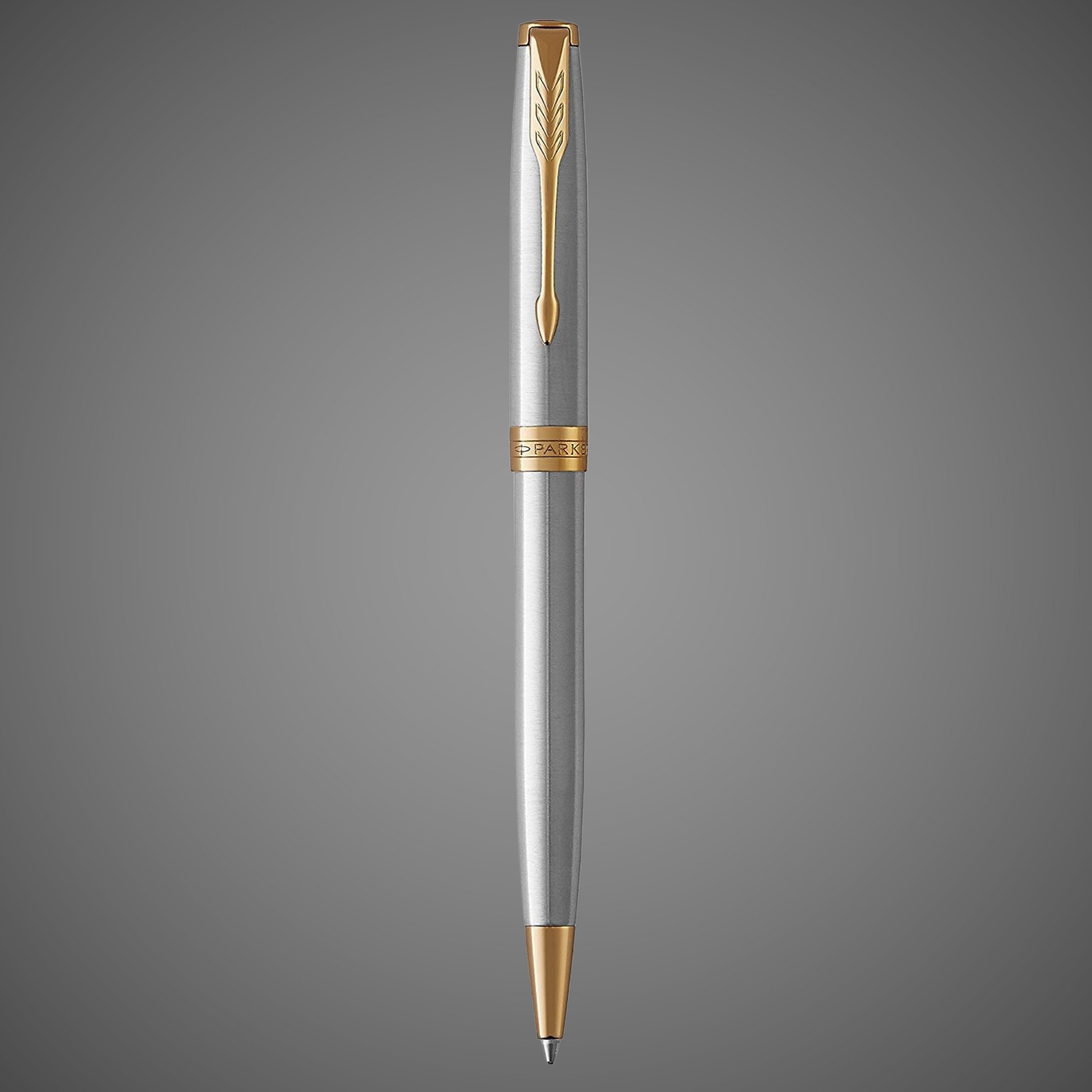 Подарочный набор: Ежедневник недатированныйи Шариковая ручка Parker Sonnet K527 цвет: St. Steel GT