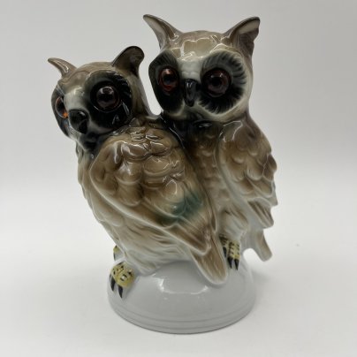 Статуэтка "Совы", фарфор, Gräfenthal (Графенталь), ГДР, 1980-1990 гг.