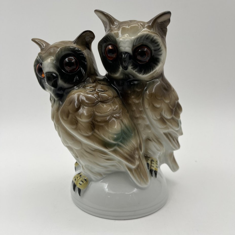 Статуэтка "Совы", фарфор, Gräfenthal (Графенталь), ГДР, 1980-1990 гг.