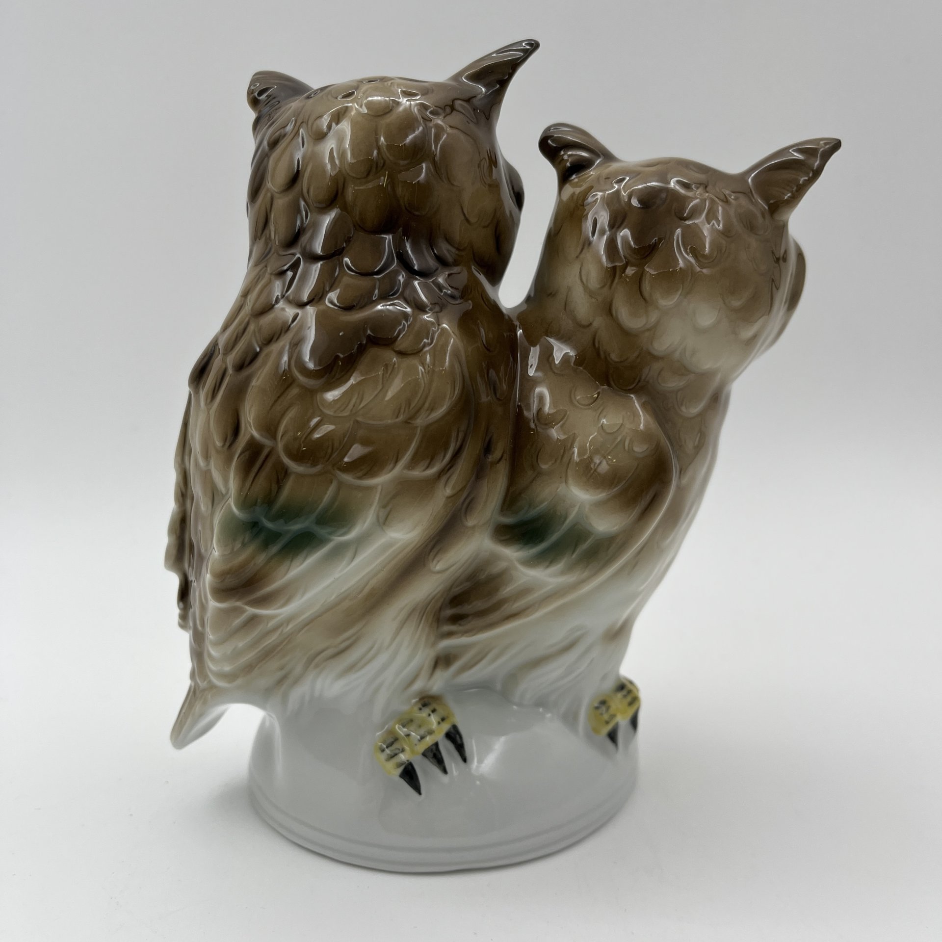 Статуэтка "Совы", фарфор, Gräfenthal (Графенталь), ГДР, 1980-1990 гг.