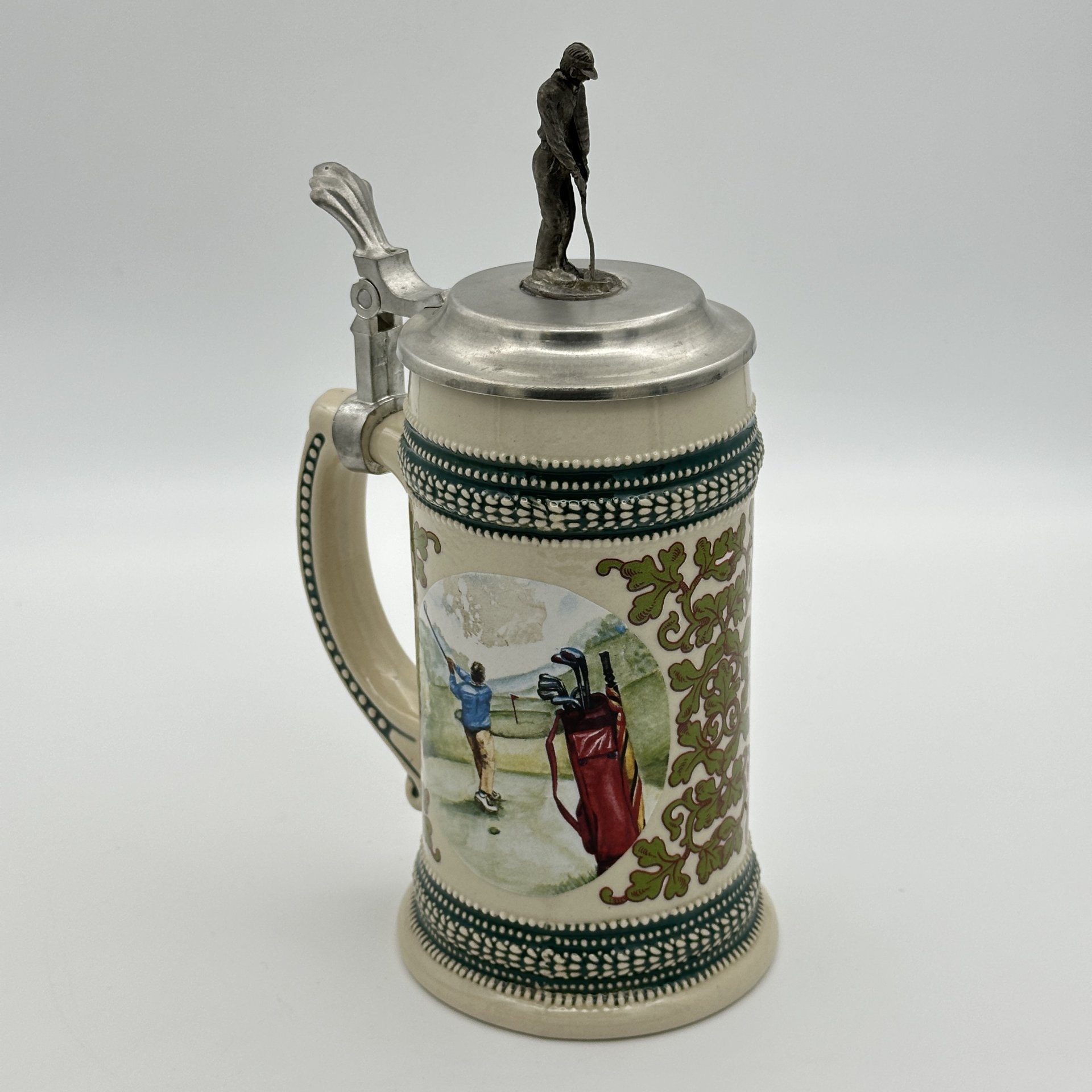 Кружка пивная, с изображениями сцен игры в гольф, Domex