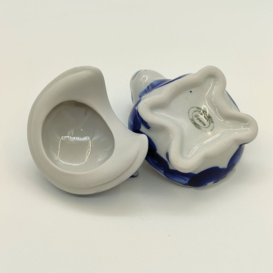 Шкатулка "Черепаха", Гжель