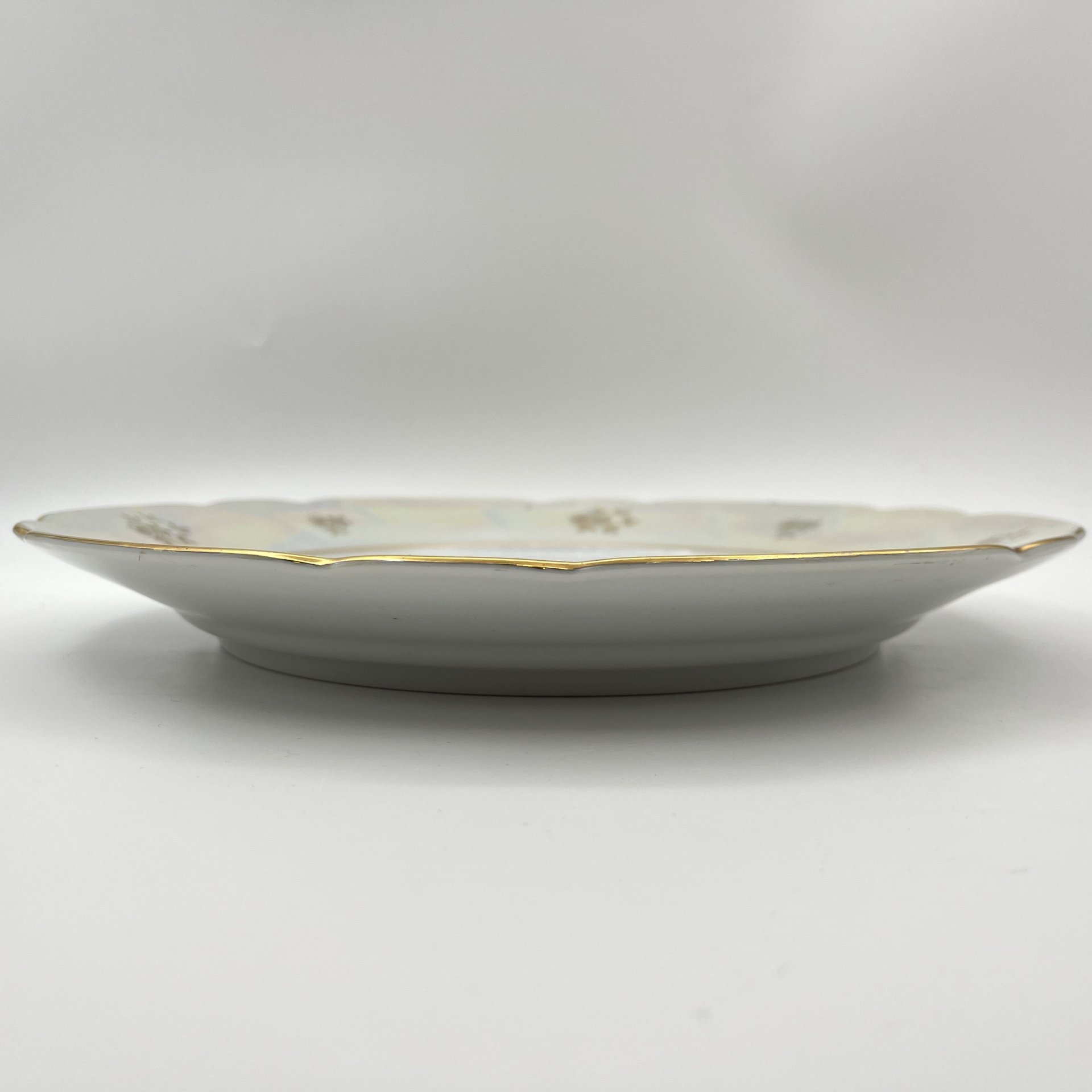 Блюдо "Мадонна", фарфор, деколь, люстр, золочение, Kahla, ГДР, 1967-1987 гг.