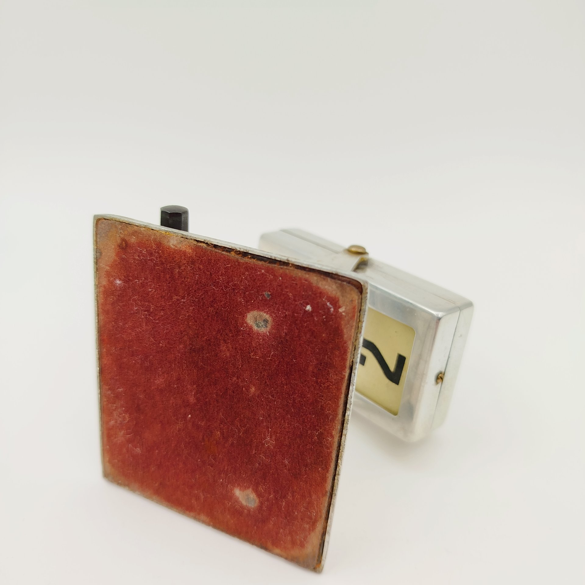 Календарь перекидной настольный (вечный) "Виды Ленинграда", алюминий, Ленинградский монетный двор (ЛМД), СССР, 1950-1960 гг.