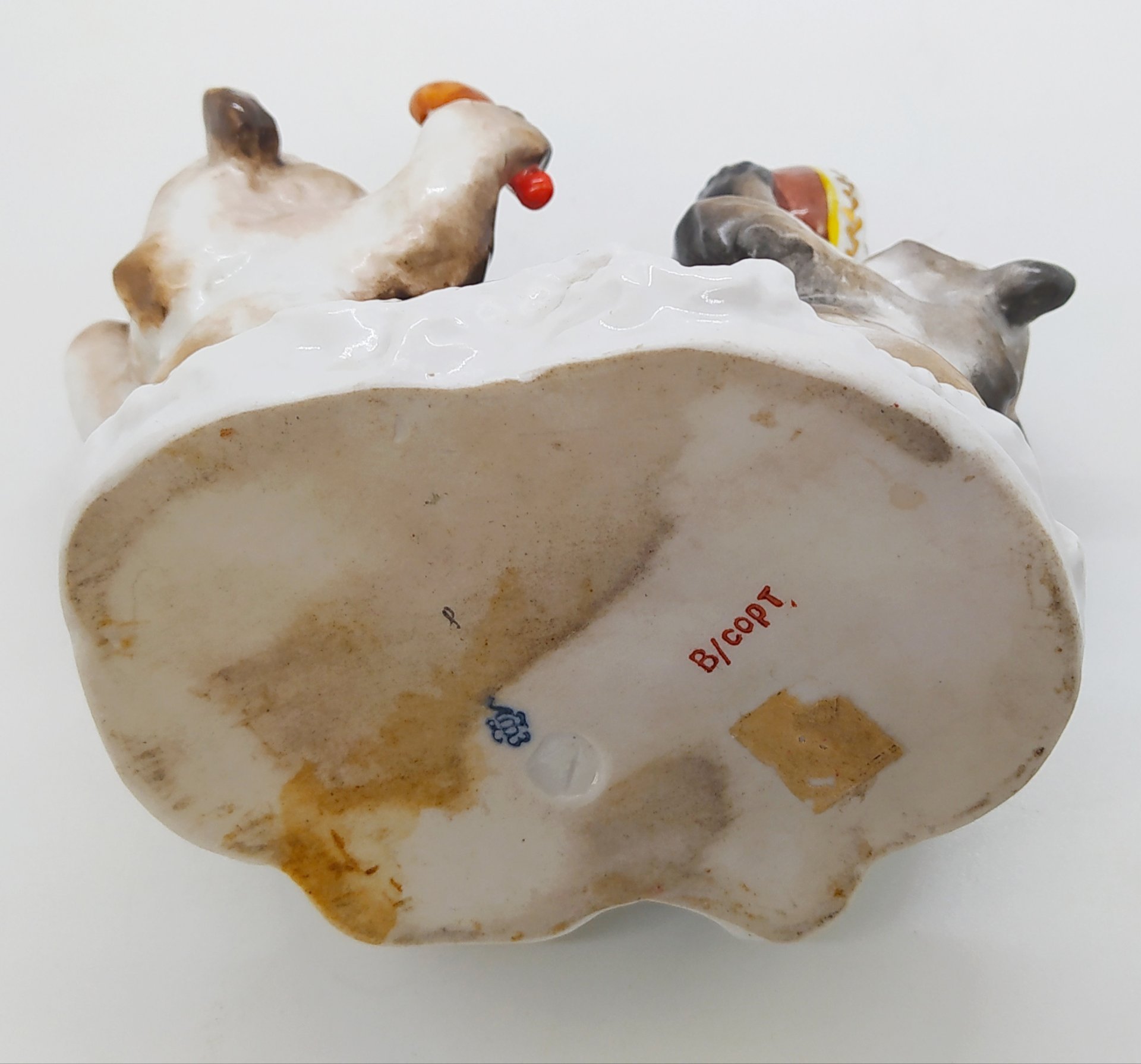 Чернильница «Медвежата», скульптор Е.И. Чарушин, Ленинградский фарфоровый завод (ЛФЗ)