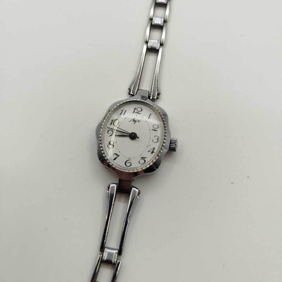 Часы женские наручные, металл, стекло, Завод «Луч», с. Новоселки, СССР, 1970-1990 гг.