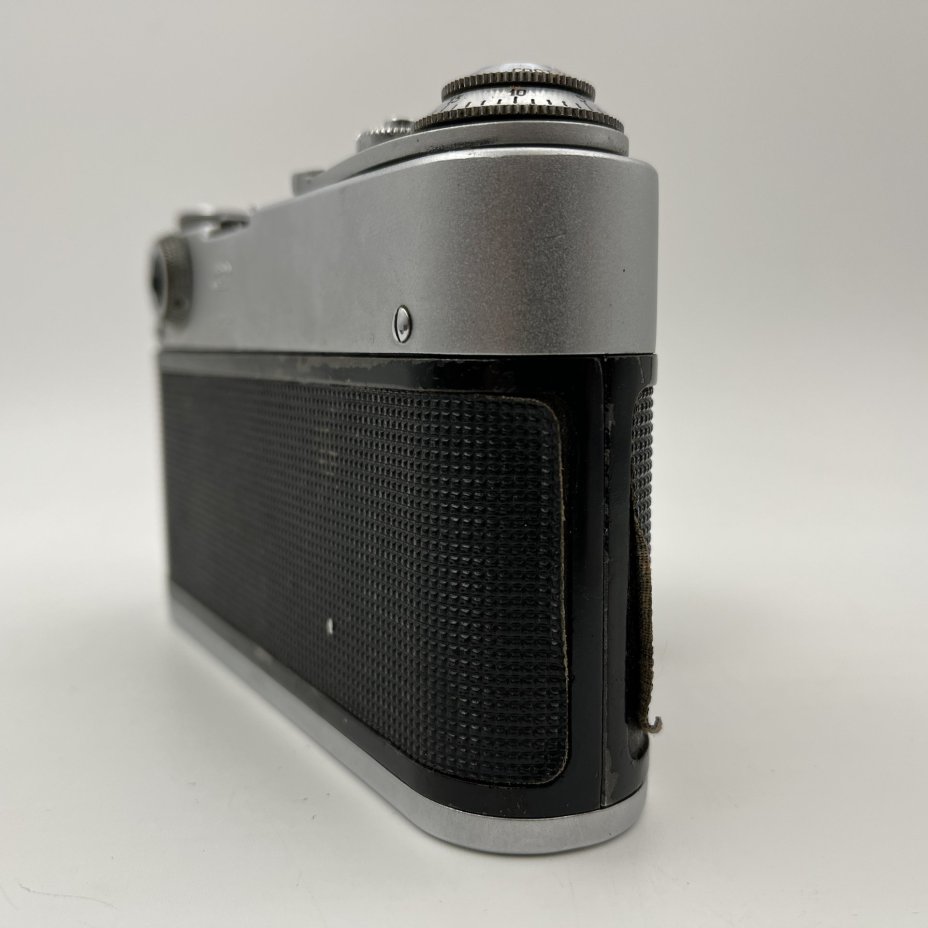 Фотоаппарат "ФЭД-3" с объективом "Индустар-61 Л/Д" в кофре, металл, пластик, стекло, кожа, Харьковский машиностроительный завод им. Дзержинского (ФЭД), СССР, 1961-1979 гг.