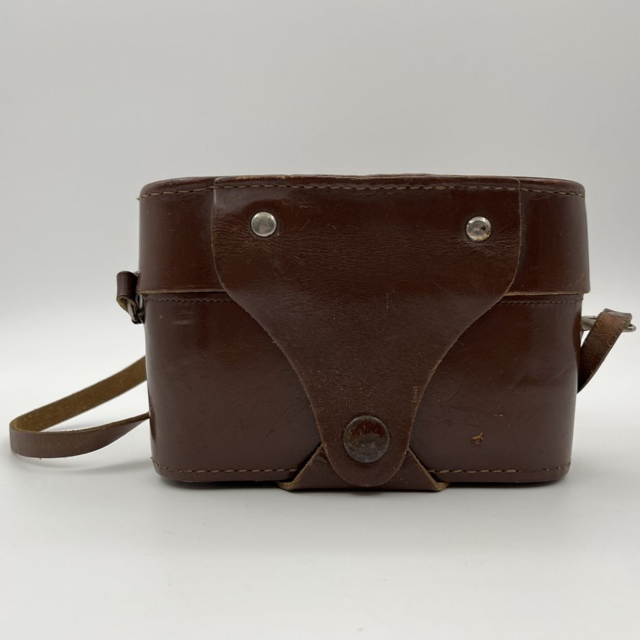 Фотоаппарат "ФЭД-3" с объективом "Индустар-61 Л/Д" в кофре, металл, пластик, стекло, кожа, Харьковский машиностроительный завод им. Дзержинского (ФЭД), СССР, 1961-1979 гг.