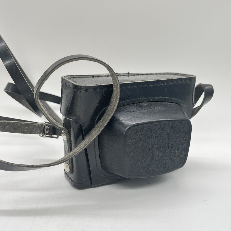 Фотоаппарат "Смена-8" в оригинальном кофре (не работает), металл, стекло, полимерный материал, кожа, ЛОМО (Ленинградское оптико-механическое объединение), СССР, 1970-1990 гг.