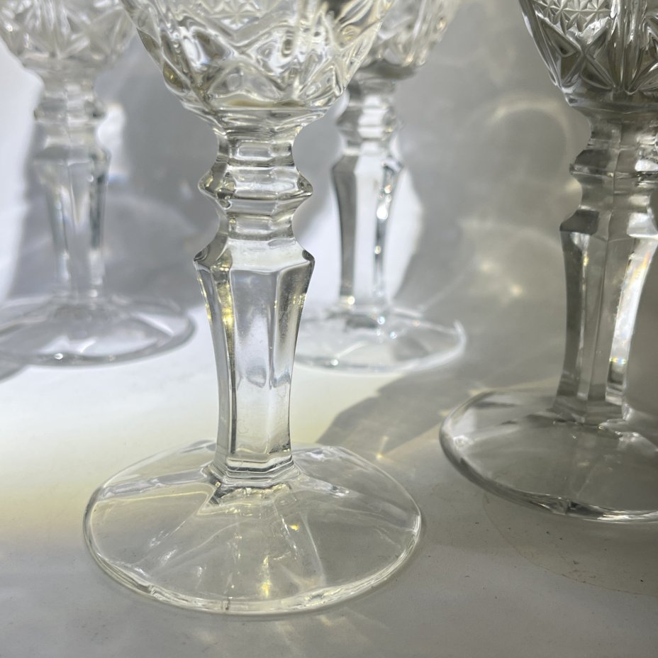 Набор из 5 бокалов с геометрическим декором