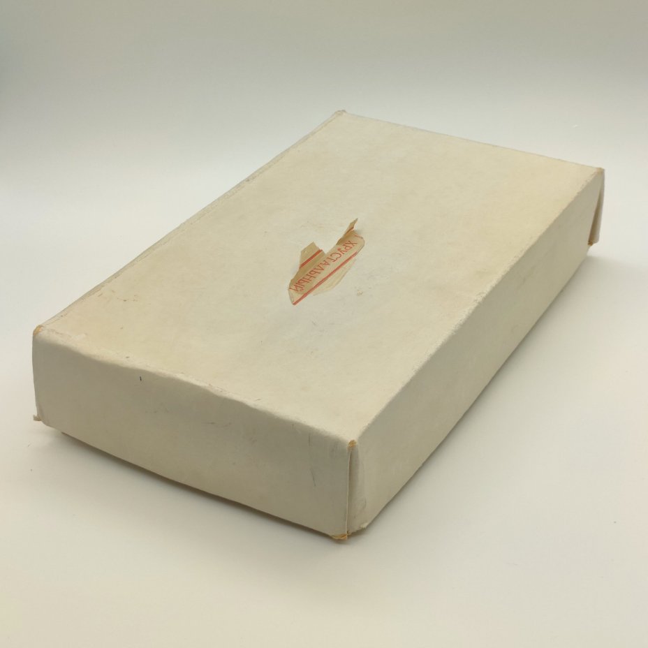 Набор из 6-ти бокалов в оригинальной коробке, хрусталь, картон, алмазная грань, Дятьковский хрустальный завод, СССР, 1963-1985 гг.