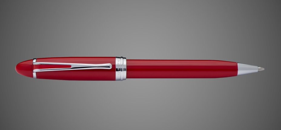 Шариковая ручка Aurora Ipsilon Deluxe red CT, в подарочной коробке, Лаки и смолы: лак, родий, смола, хром