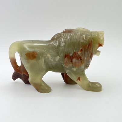 Статуэтка "Лев", натуральный камень (оникс), резьба, Азия, 2000-2015 гг.
