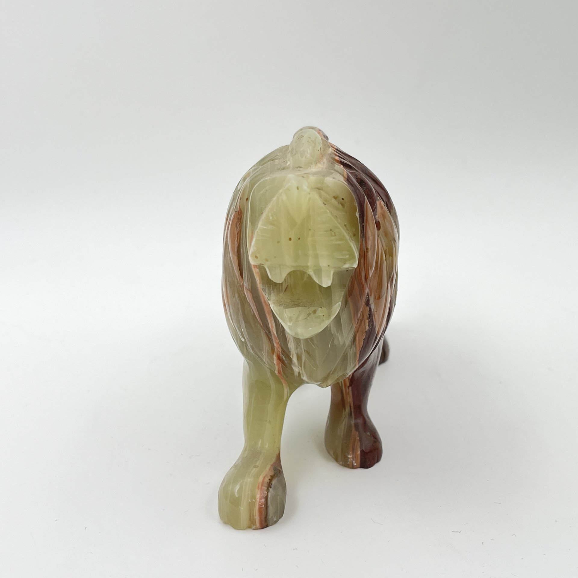 Статуэтка "Лев", натуральный камень (оникс), резьба, Азия, 2000-2015 гг.