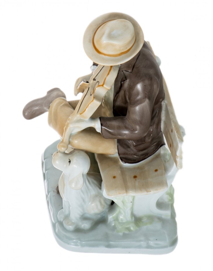 Статуэтка "Скрипач", фарфор, мануфактура "Arpo", Румыния, 1970-2000 гг.