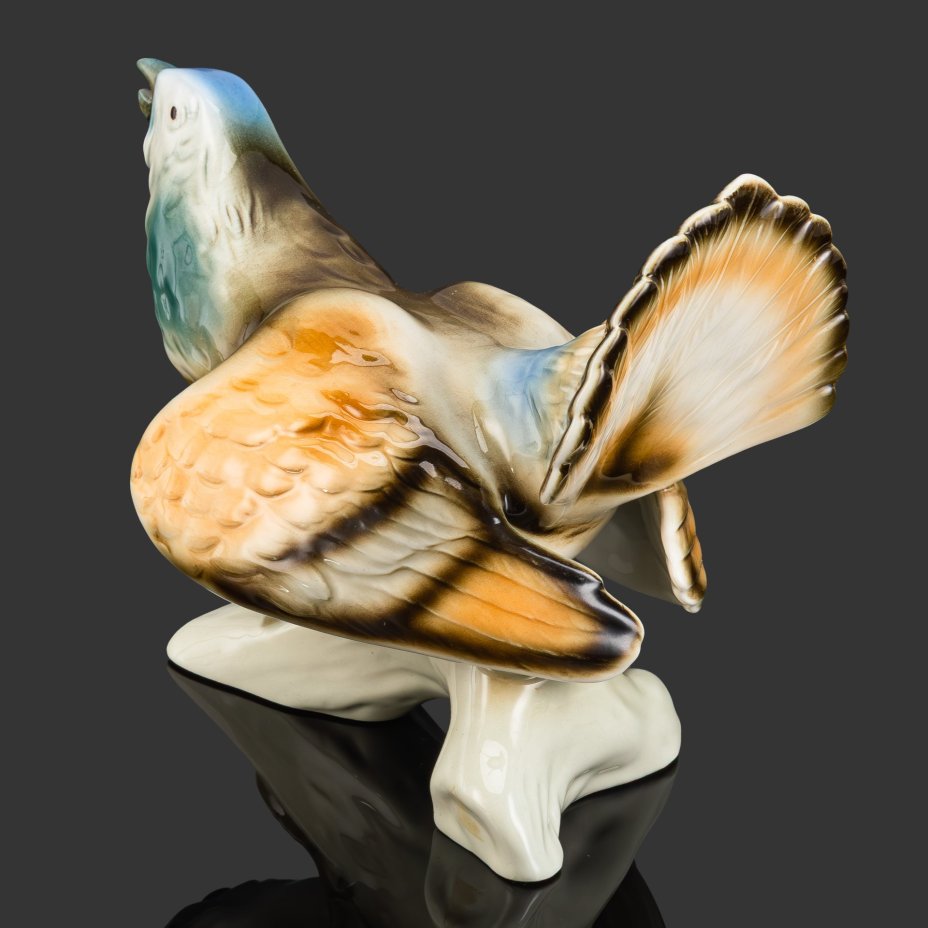 Статуэтка "Тетерев", фарфор, роспись, Royal Dux, Чехия, 1990-2000 гг.