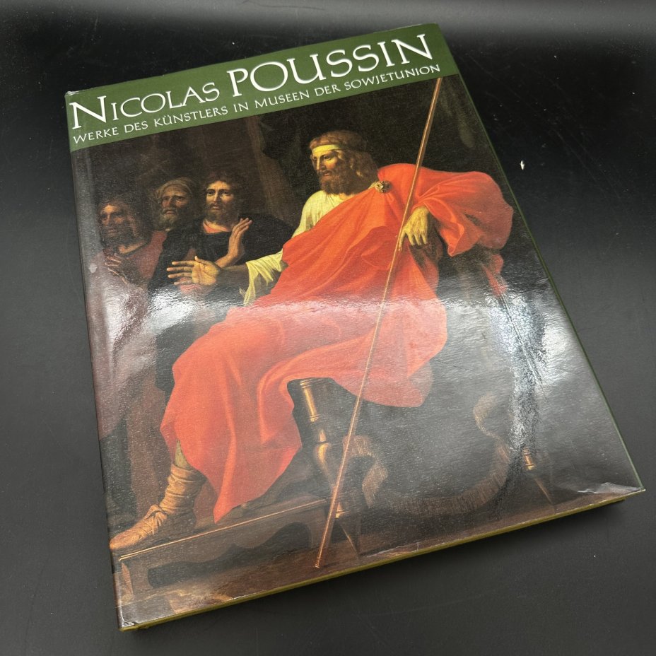 Альбом "Nicolas Poussin" (на немецком), бумага, печать, Издательство «Аврора», СССР, 1990 г., Издательство «Аврора»