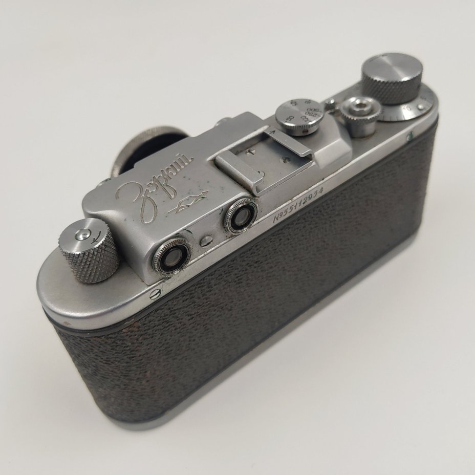 Фотоаппарат "Зоркий" с объективом "Индустар-22", металл, стекло, пластик, кожа, Красногорский механический завод (КМЗ), СССР, 1948-1956 гг.