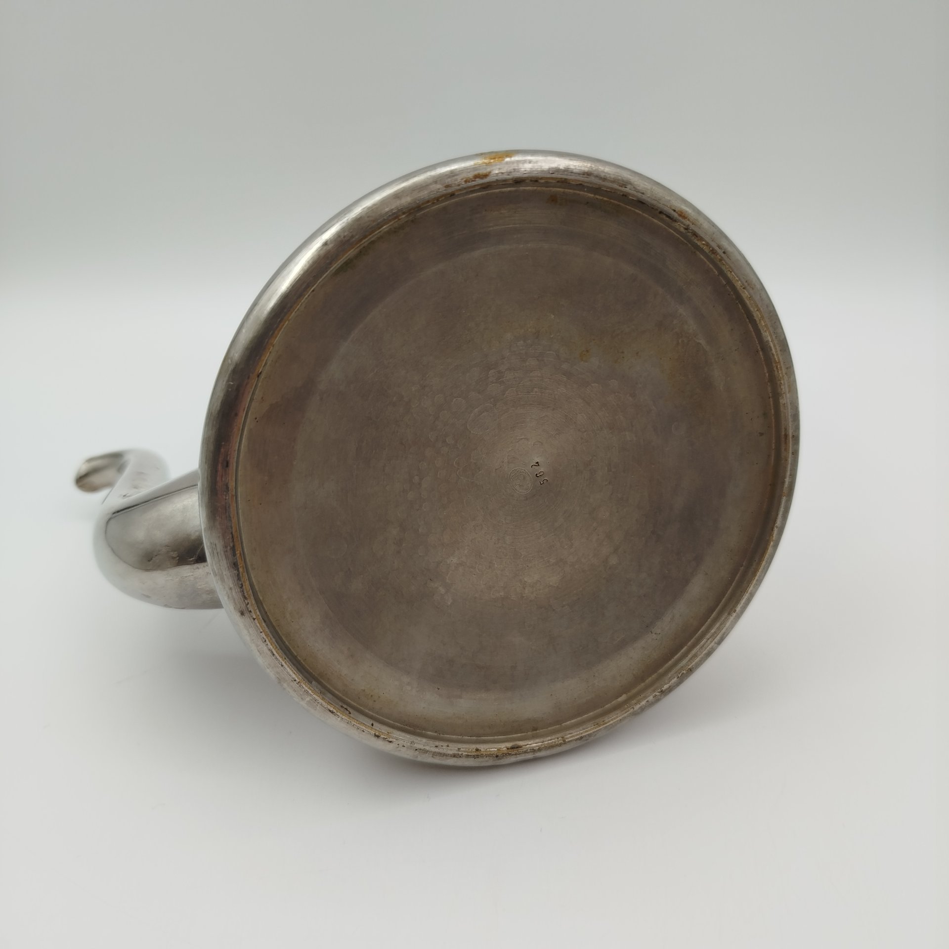 Кофейник, Berliner Metallwarenfabrik HA Jürst & Co AG, металл, серебрение, дерево, Германия, 1900-1930 гг.