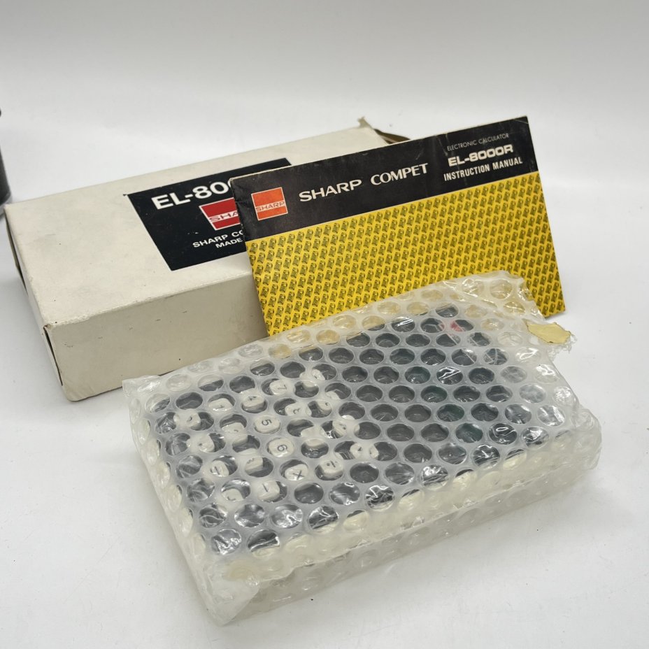 Калькулятор EL-8000R в оригинальной коробке (не работает), Sharp Corporation