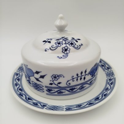 Масленка "Луковый узор", "Bohemia inglazed"