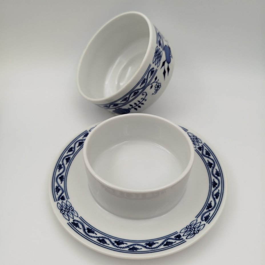 Масленка "Луковый узор", "Bohemia inglazed"