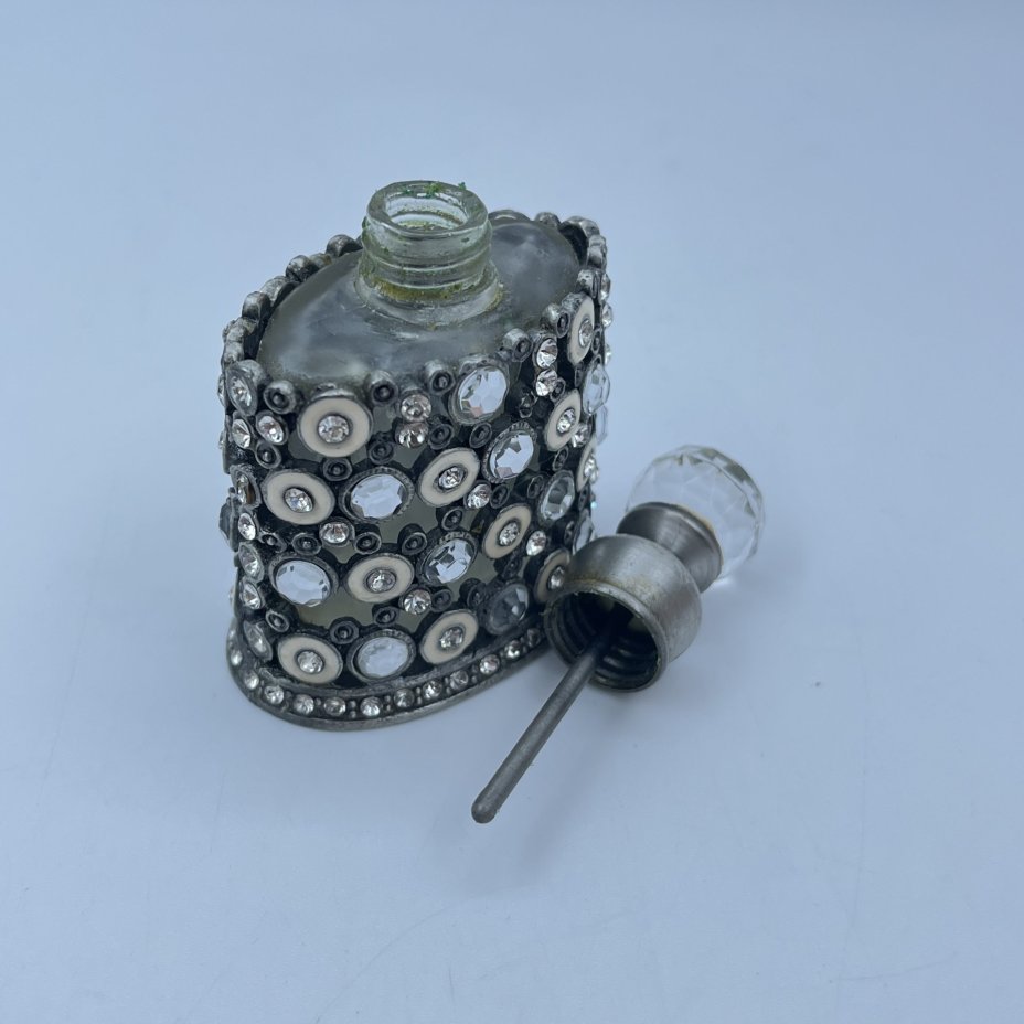 Флакон парфюмерный винтажный в оплетке