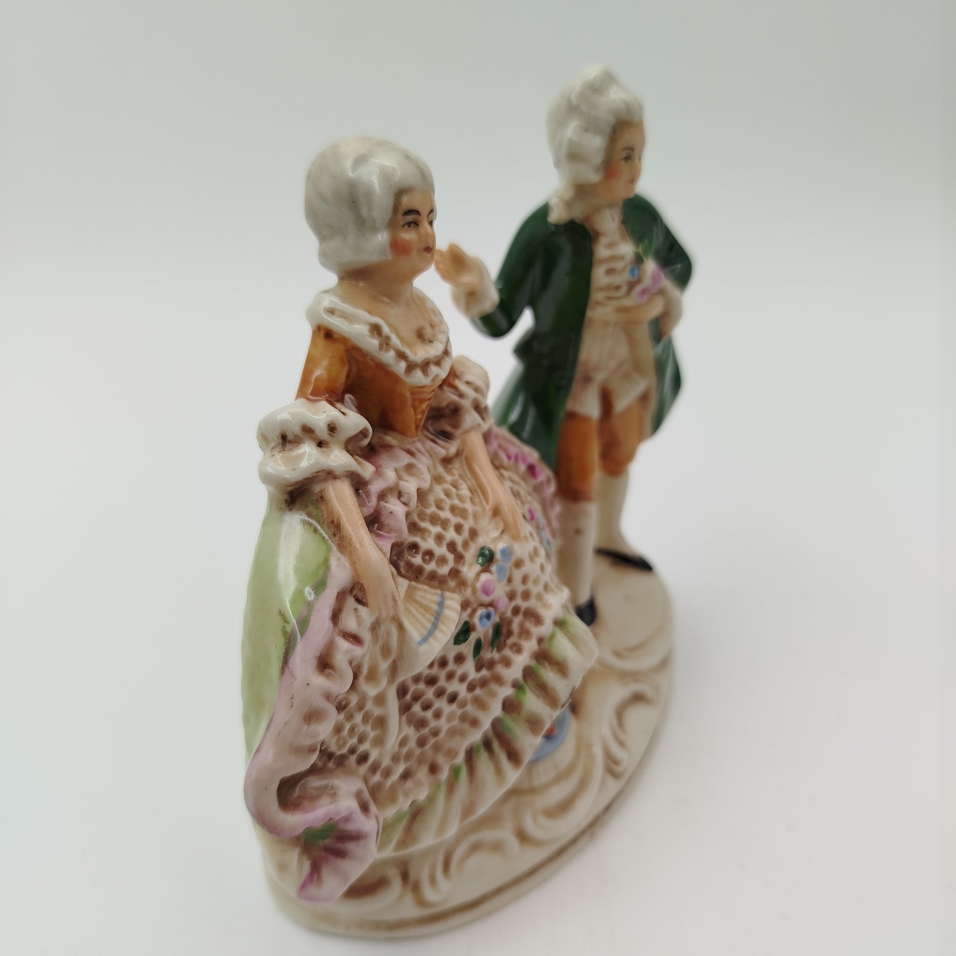 Статуэтка "Галантная сцена", фарфор, роспись, Германия, 1960-1980 гг.