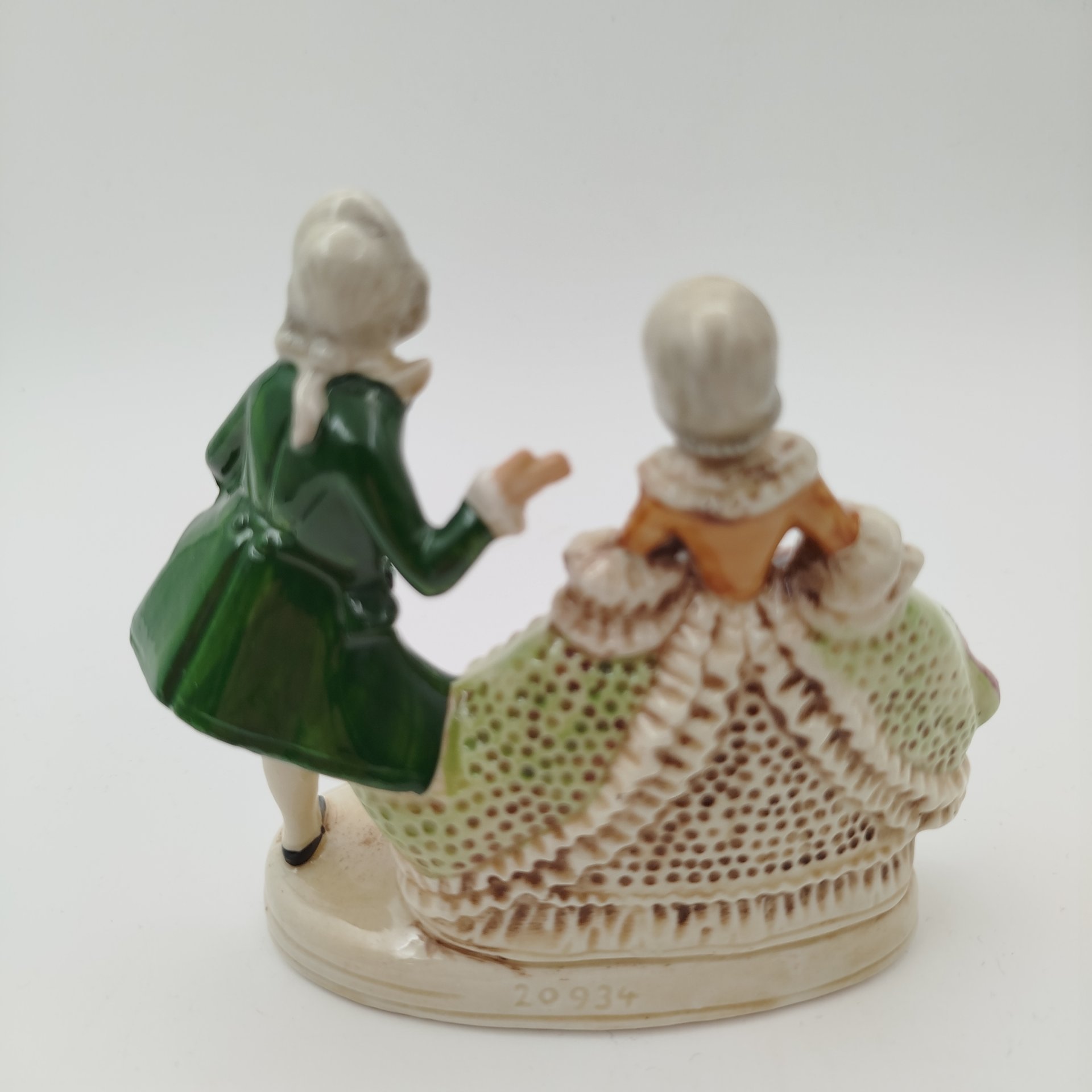 Статуэтка "Галантная сцена", фарфор, роспись, Германия, 1960-1980 гг.