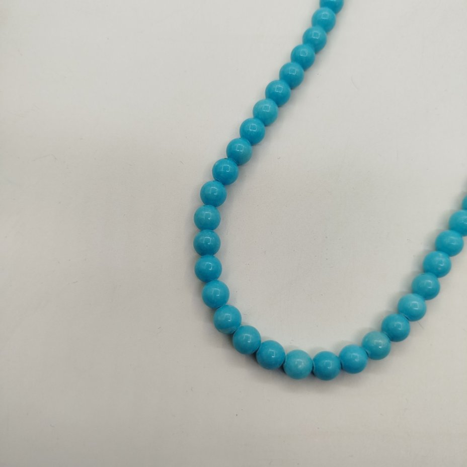 Бусы с бусинами круглой формы