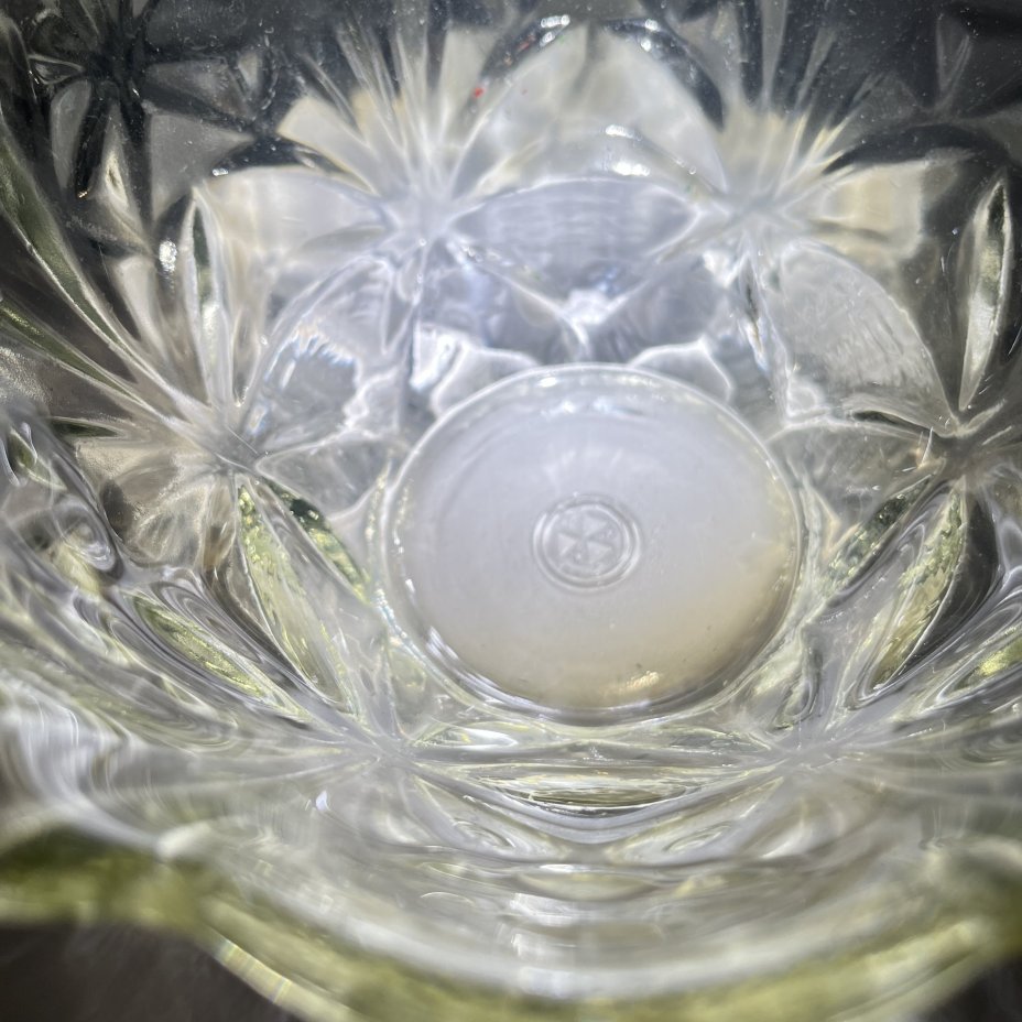 Набор из 2 вазочек с растительным декором