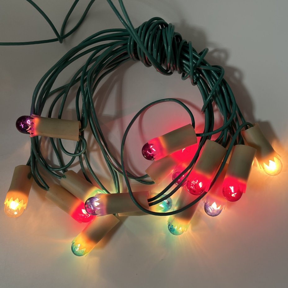 Гирлянда ёлочная в стиле ретро