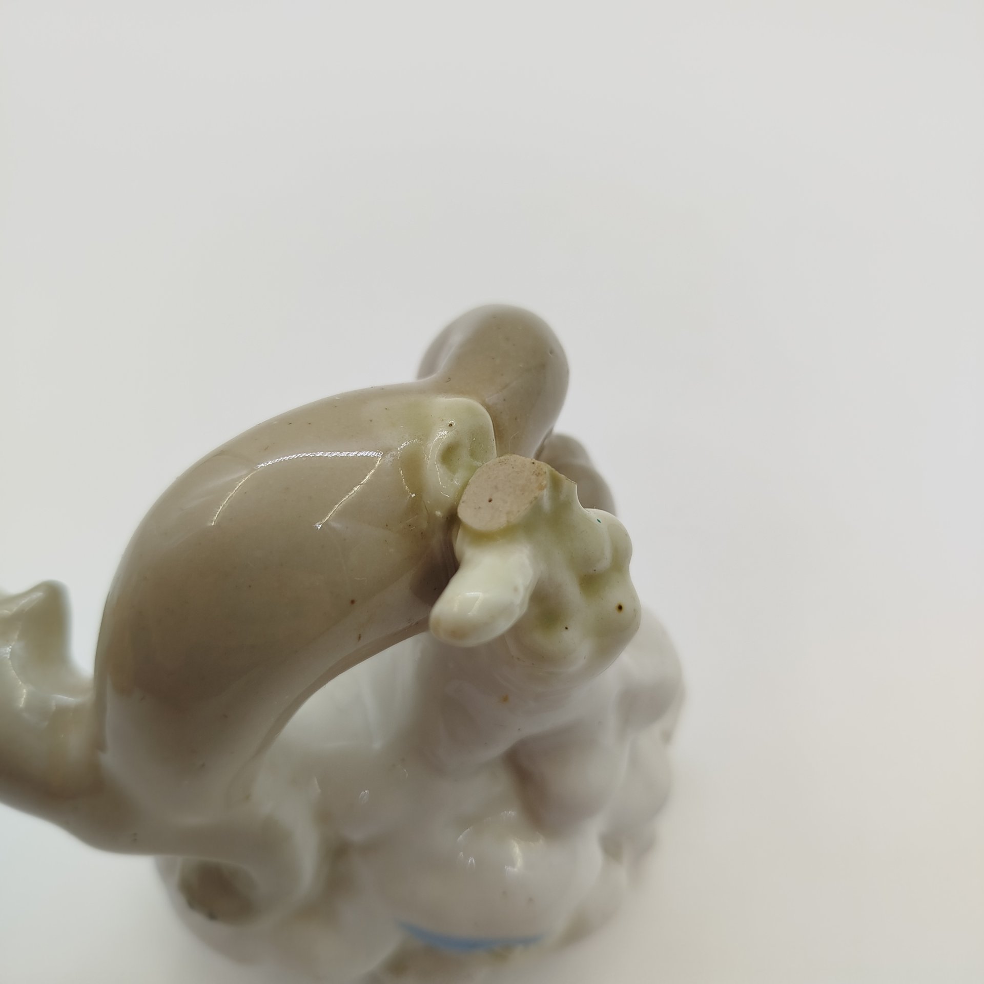 Статуэтка «Куница», фарфор, роспись, Артель «Прогресс», СССР, 1960-1980 гг.