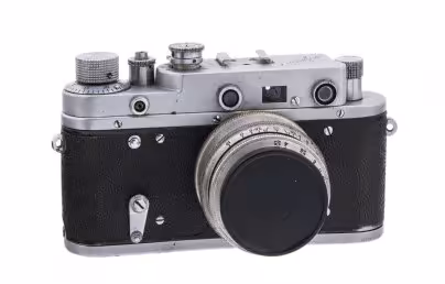 Фотоаппарат "Зоркий 2 с" с объективом "Индустар-50", алюминиевый сплав, Красногорский механический завод, СССР, 1958 гг., Красногорский механический завод (КМЗ)