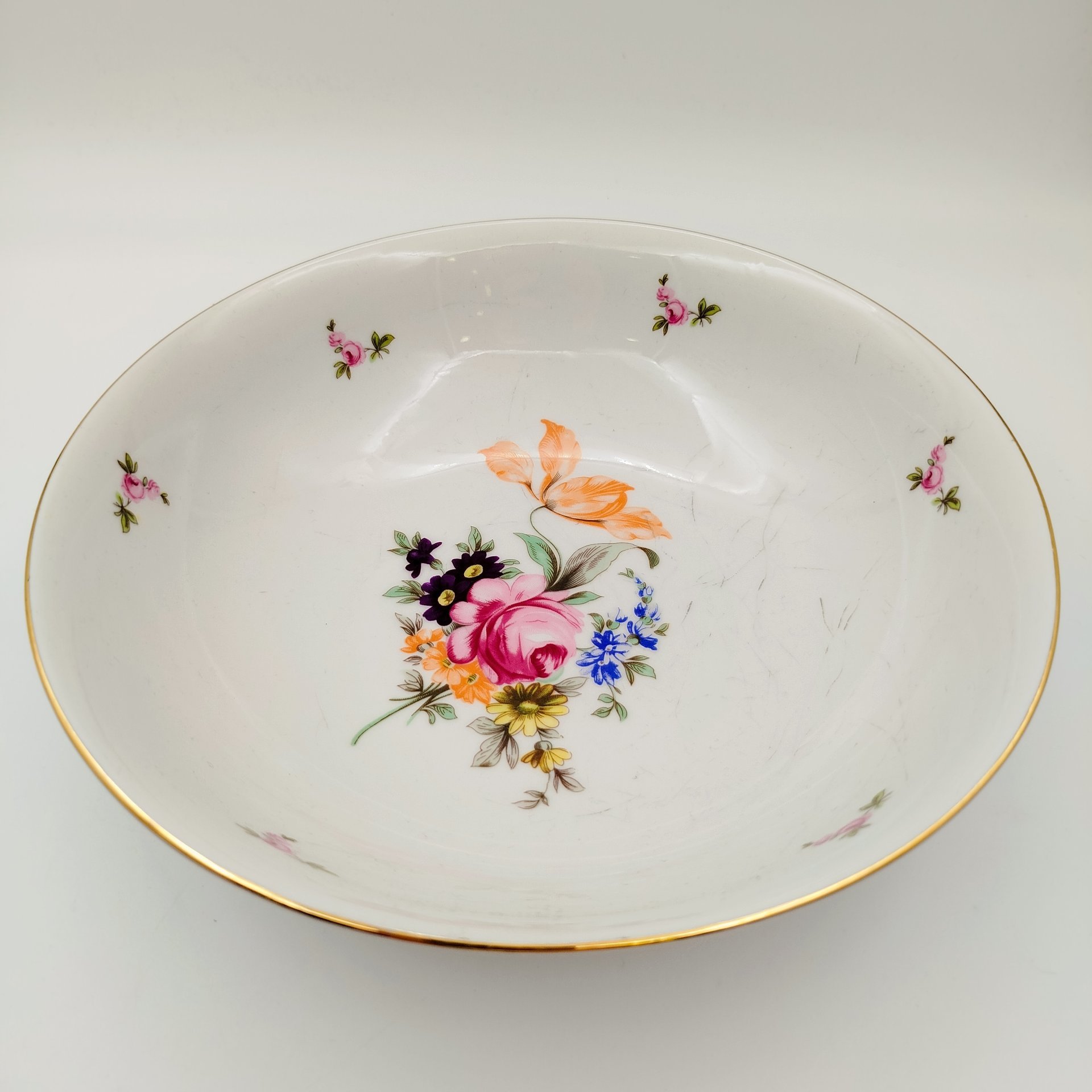 Набор из двух салатников с цветочным декором