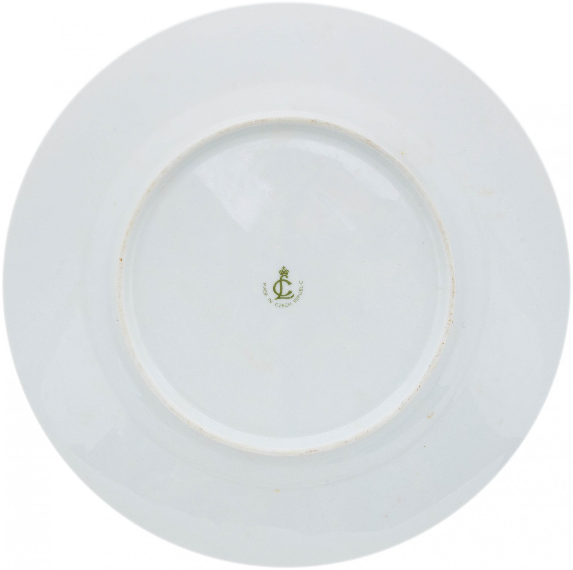 Блюдо с цветочным декором, фарфор, деколь, золочение, "Bernadotte", Чехия, 2000-2010 гг.