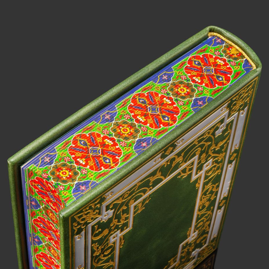 Книга в кожаном переплете "Очерки Кавказа" , репринтное издание, кожа, тиснение, золочение, серебрение, обрез с принтом,  в бархатной подарочной упаковке