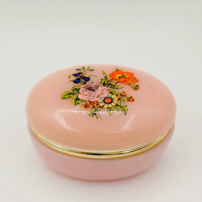 Шкатулка с изображением букета цветов, пластик, Азия, 1990-2010 гг.
