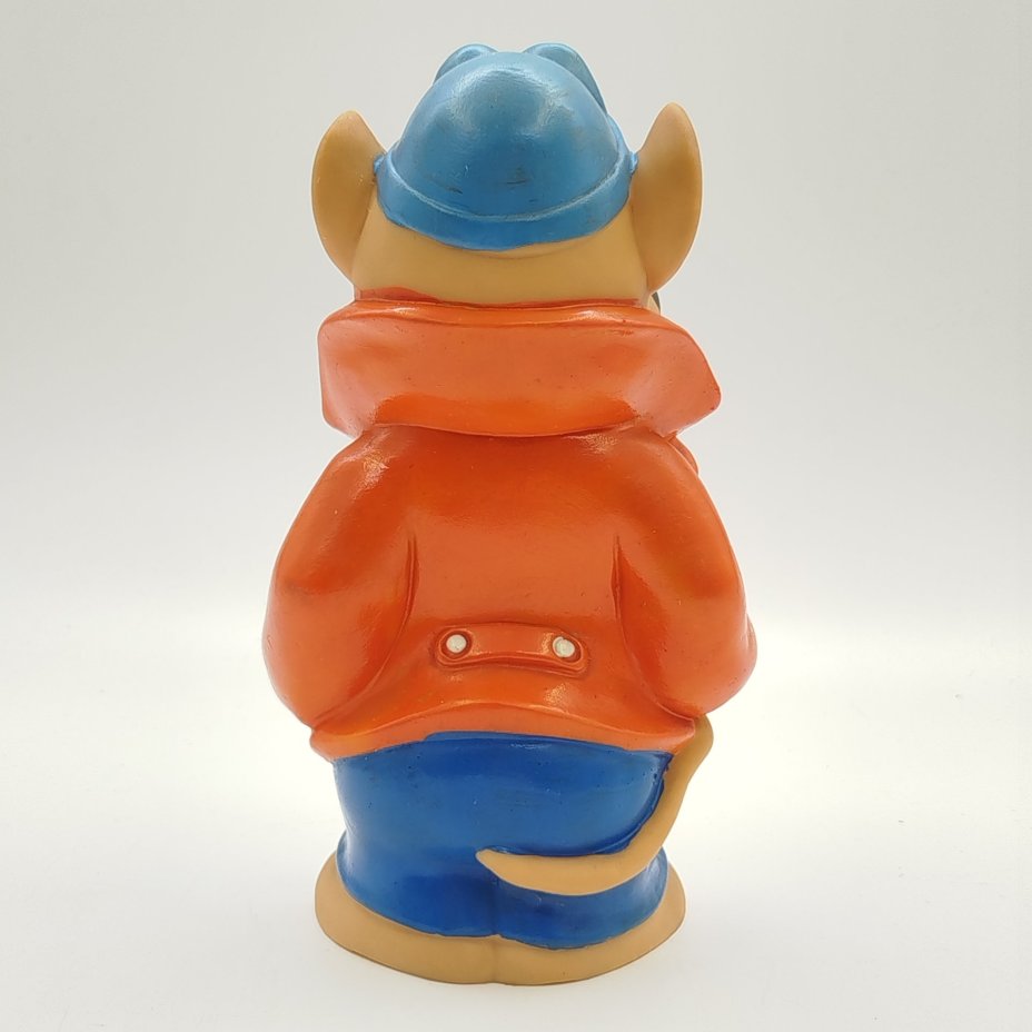 Игрушка (кукла) "Рокфор" (из сериала "Чип и Дейл спешат на помощь"), Донецкий завод игрушек, резина, литьё, крашение, роспись