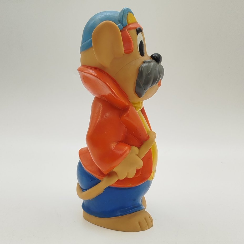 Игрушка (кукла) "Рокфор" (из сериала "Чип и Дейл спешат на помощь"), Донецкий завод игрушек, резина, литьё, крашение, роспись