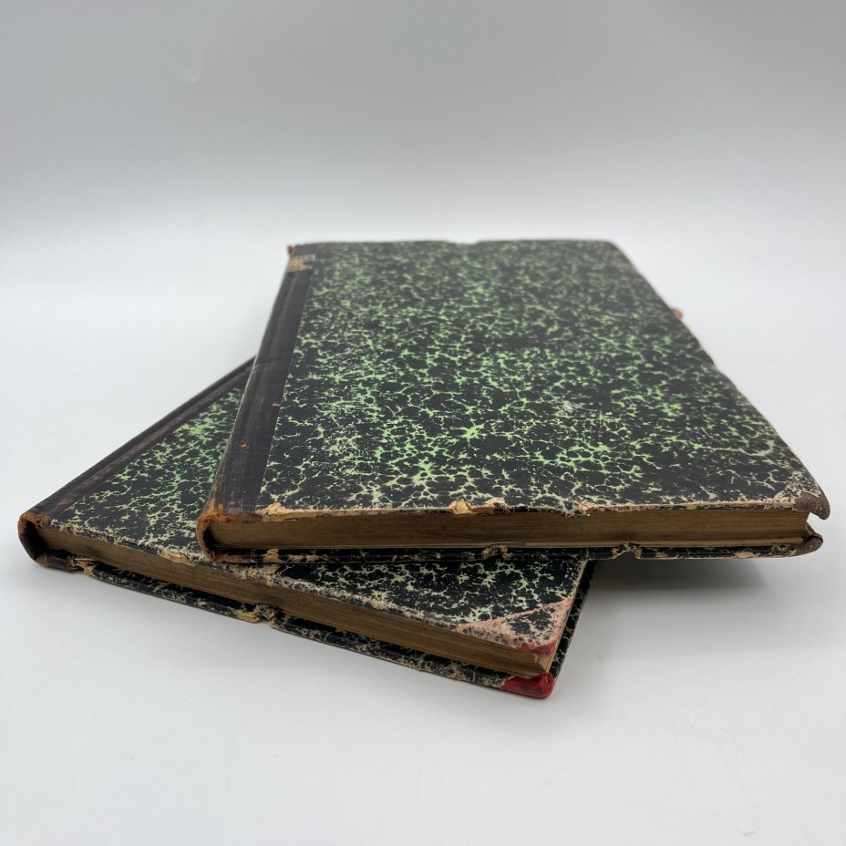 Тэн, И. "Происхождение современной Франции", пер. с франц.; под ред. А.В. Швырова., тома 2 и 4, бумага, печать, полукожаный переплёт, золочение, Издательство «Наука», Российская империя, 1907 г.