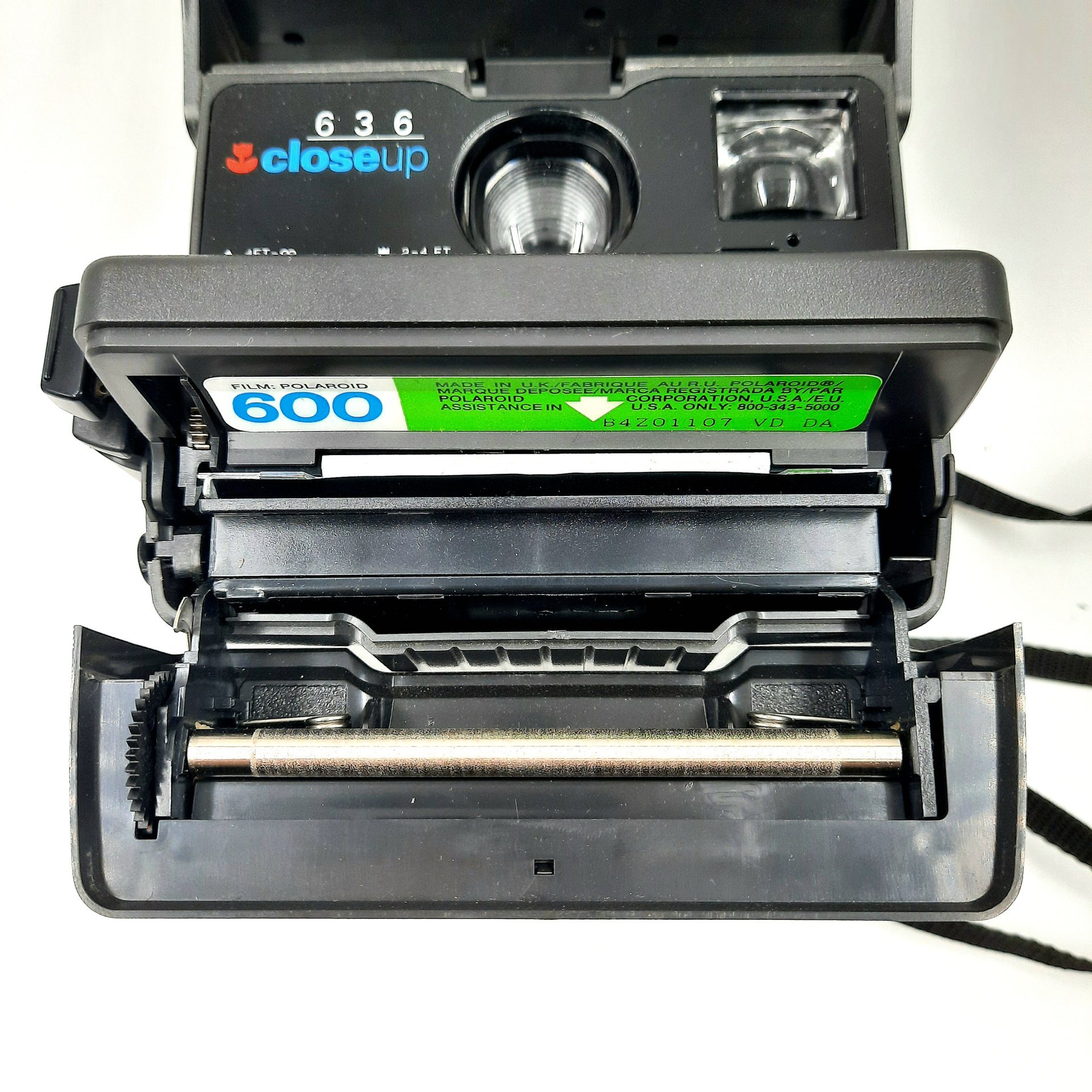 Фотоаппарат мгновенной печати "Polaroid 636 Close Up", пластик, Polaroid, Великобритания, 1990-1994 гг., Polaroid