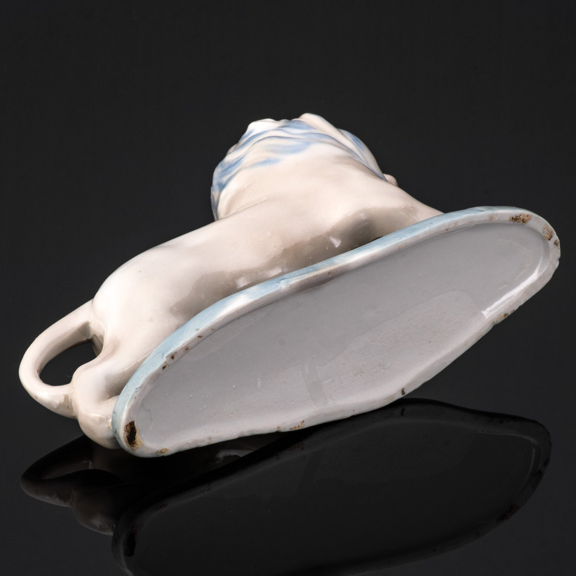 Статуэтка "Лев", фарфор, роспись, СССР, 1940-1960 гг.