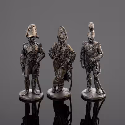 Солдатики из набора "Наполеоновская война 1812" (3 предмета)