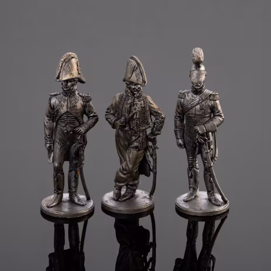 Солдатики из набора "Наполеоновская война 1812" (3 предмета)
