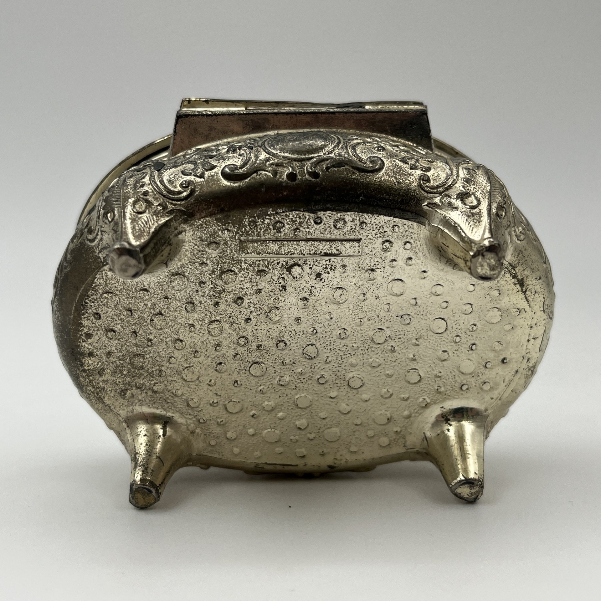 Шкатулка "Народные гуляния", металл, бархат, Западная Европа, 1970-2000 гг.