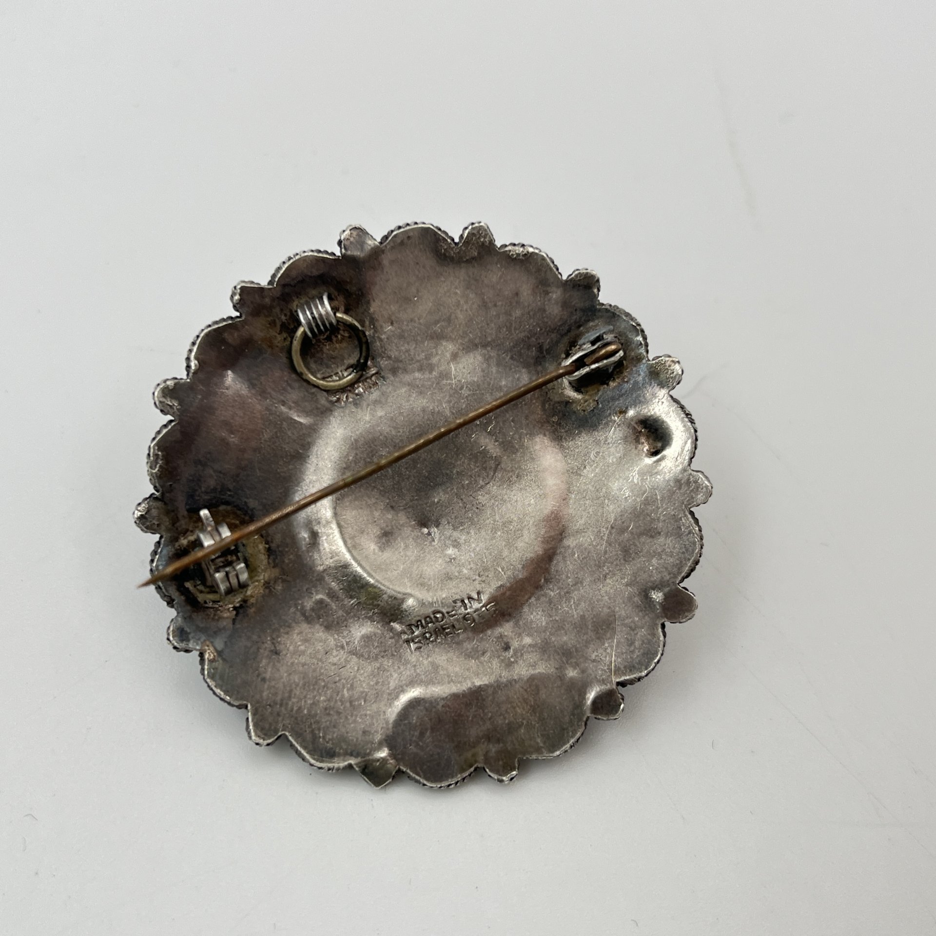 Брошь винтажная в этническом стиле